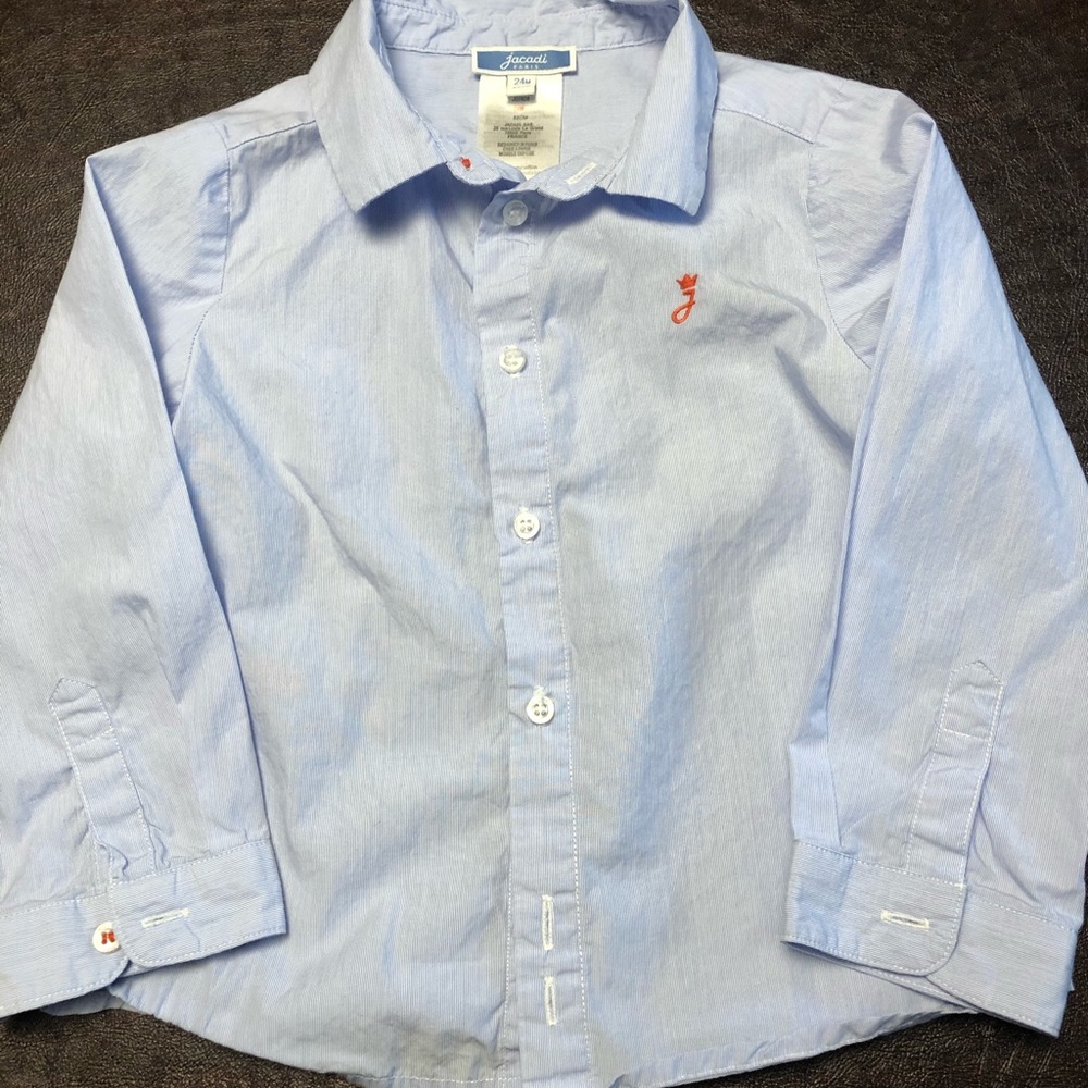 Jacadi Paris blue oxford shirt